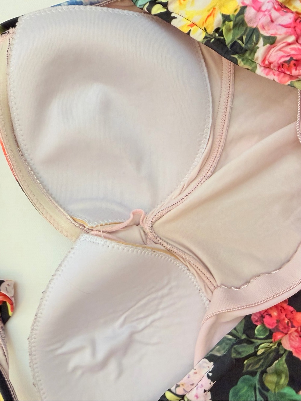 Sea Folly floral one piece halter tie swimsuit - Picture 7 of 10